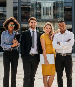 Payroll Staff Smiling